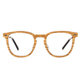 Zebrawood // Blue Light Clear Lens