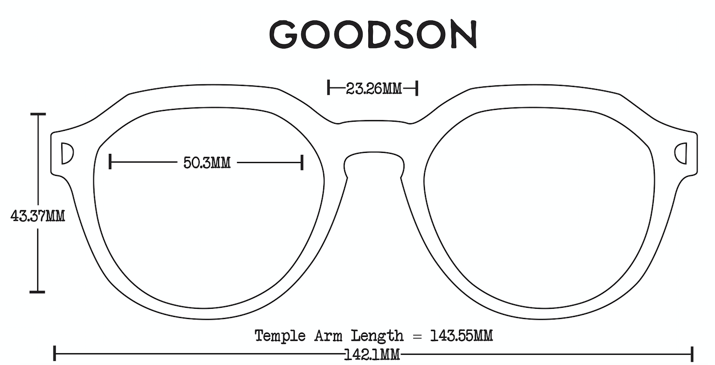 Warehouse Goodson Acetate Fit Guide
