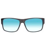 Matte Grey // Sky Mirror Polarized Lens