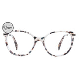 Blush Tortoise // Blue Light Clear Lens